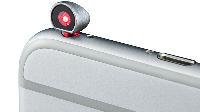 Illustration for article titled Turn Your iPhone Into a Laser Measure With This Tiny Headphone Jack Accessory